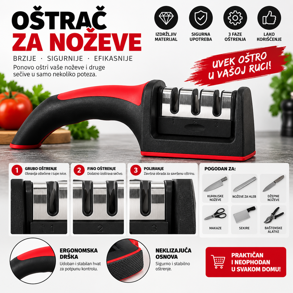 OŠTRAČ ZA NOŽEVE